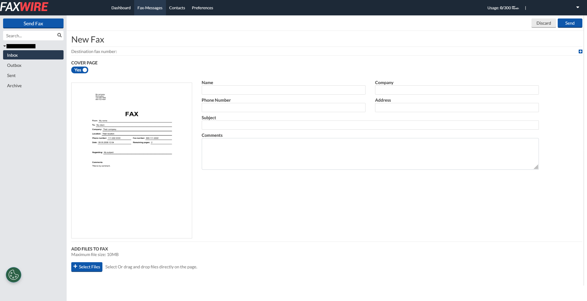 Online Fax - Easyhosting Knowledge Base